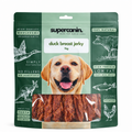 Supercanin duck breast jerky 10kg wholesale pack